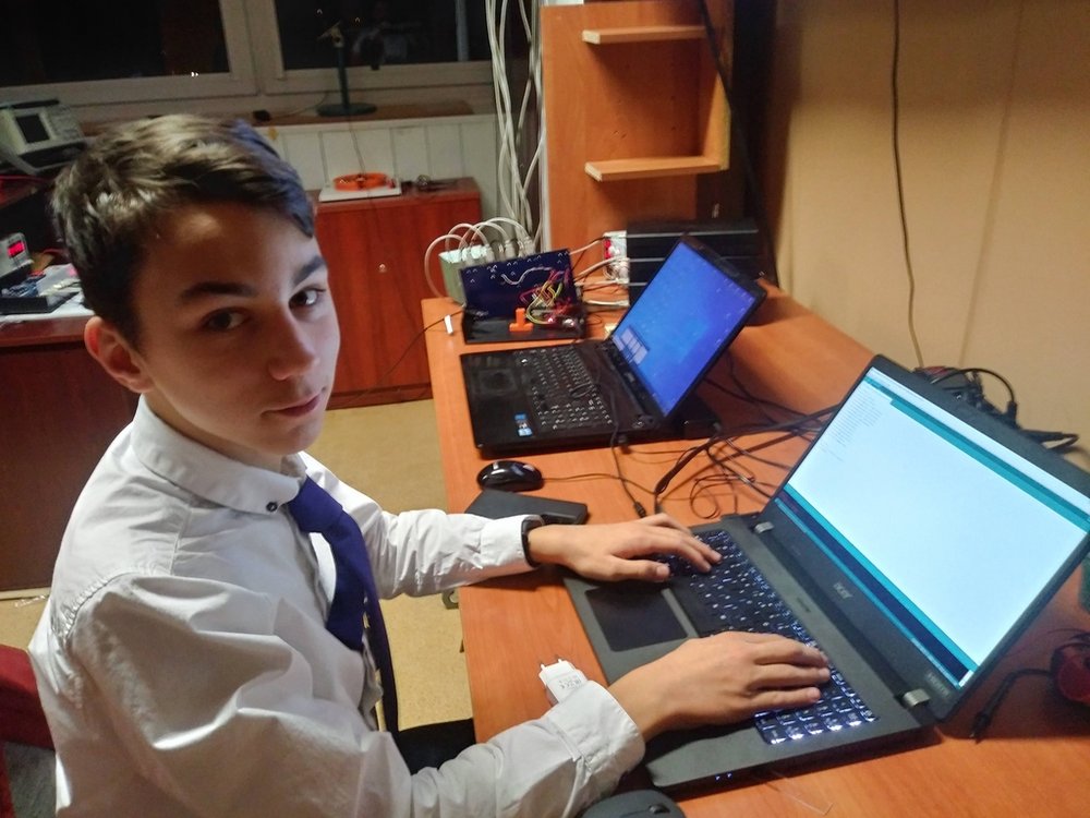 Telewizja TVP 3 nagrywa materiał do programu Łódzka Nauka